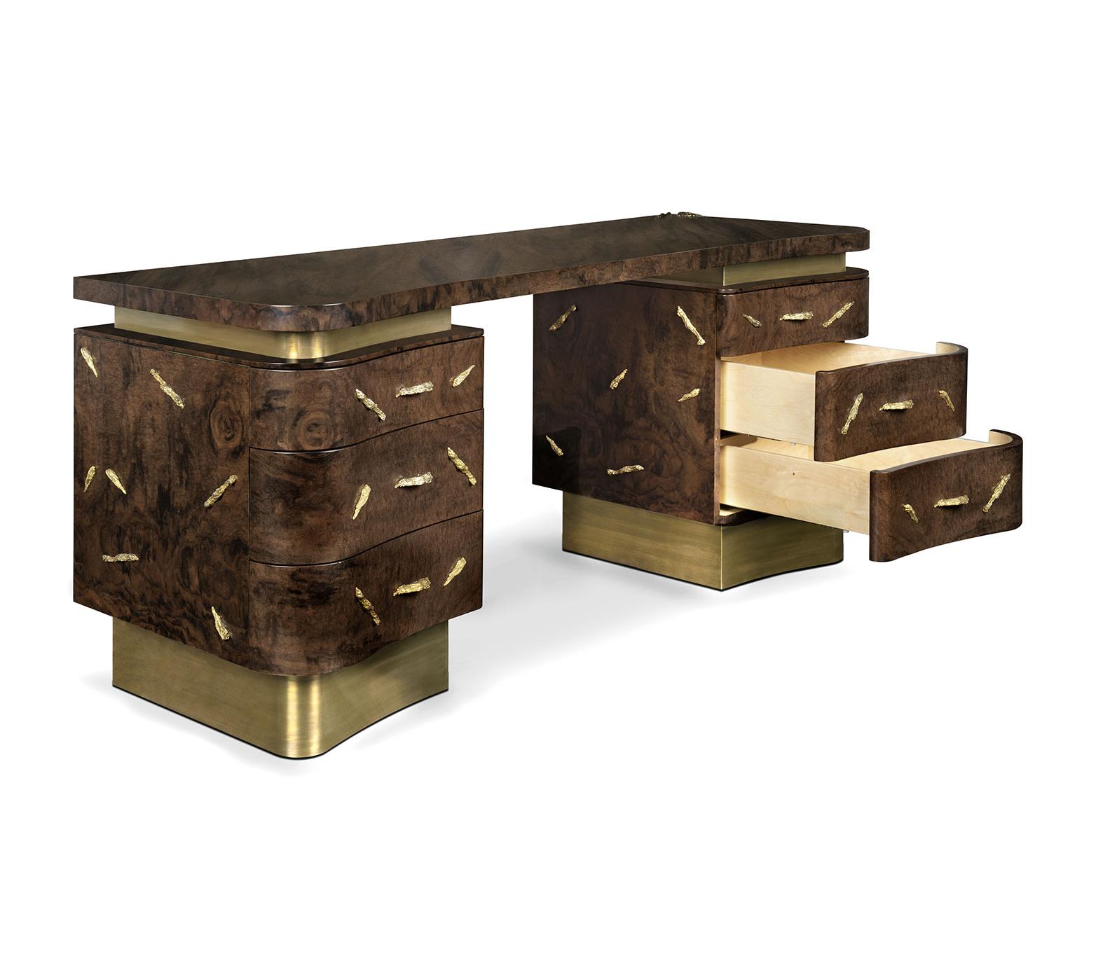 Designer Wood Studio Desk