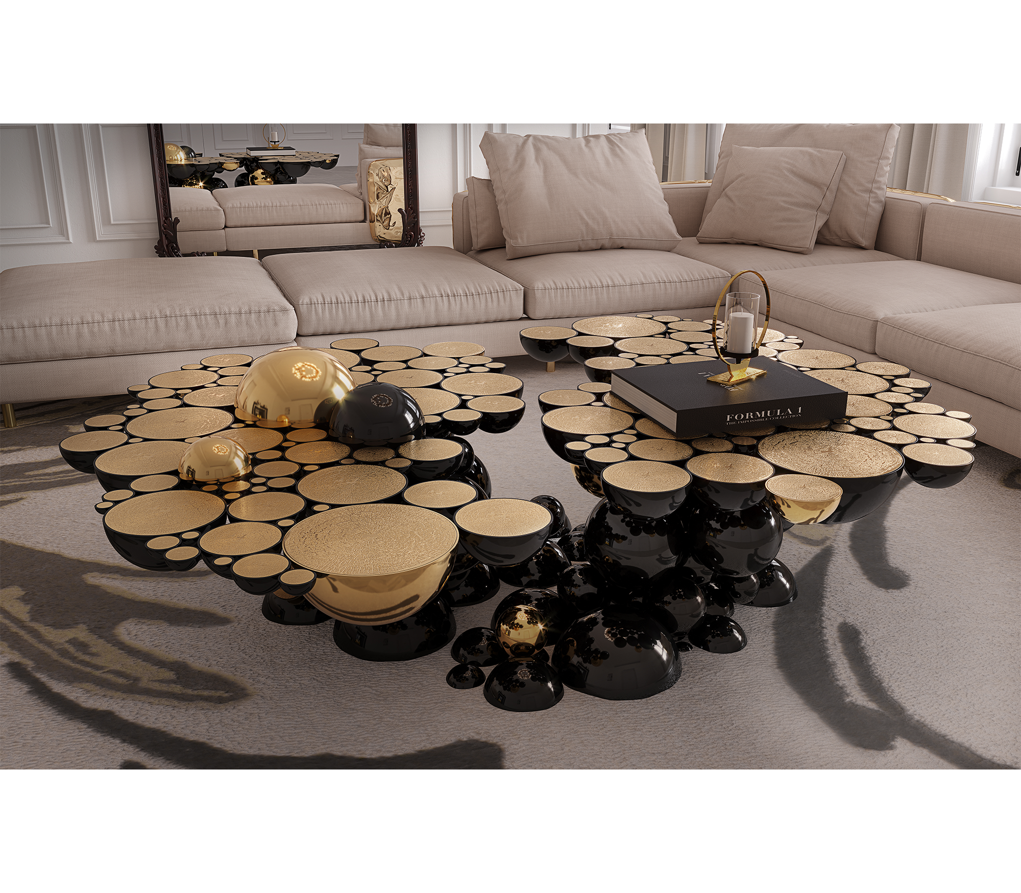 Orbit Luxe Designer Coffee Table