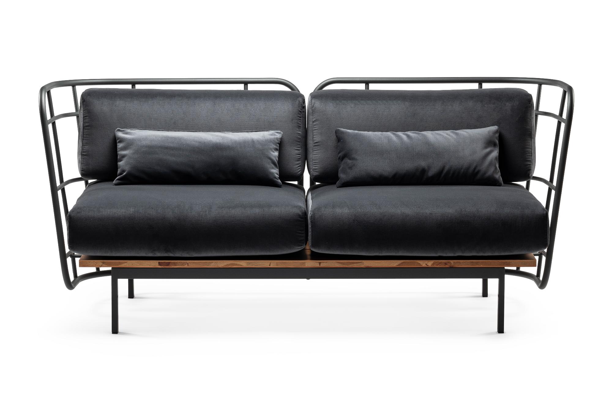 Jujube Black Outdoor Sofa