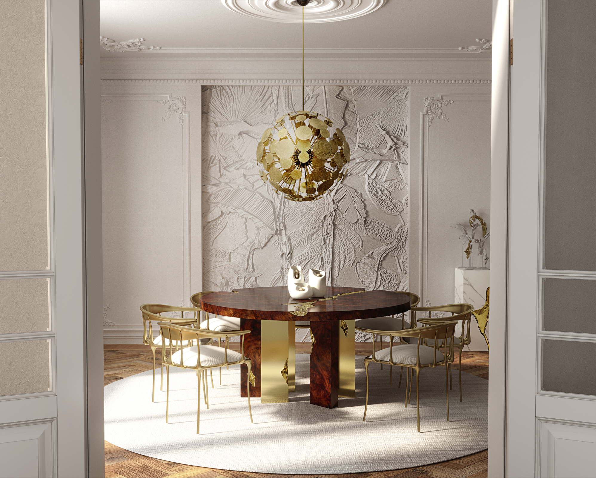 Round Luxe Dining Table