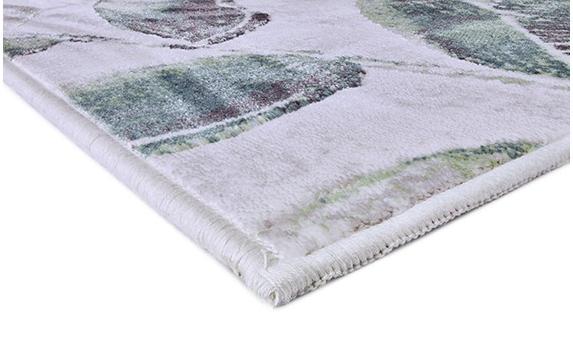 Leaf Viscose Modern Rug