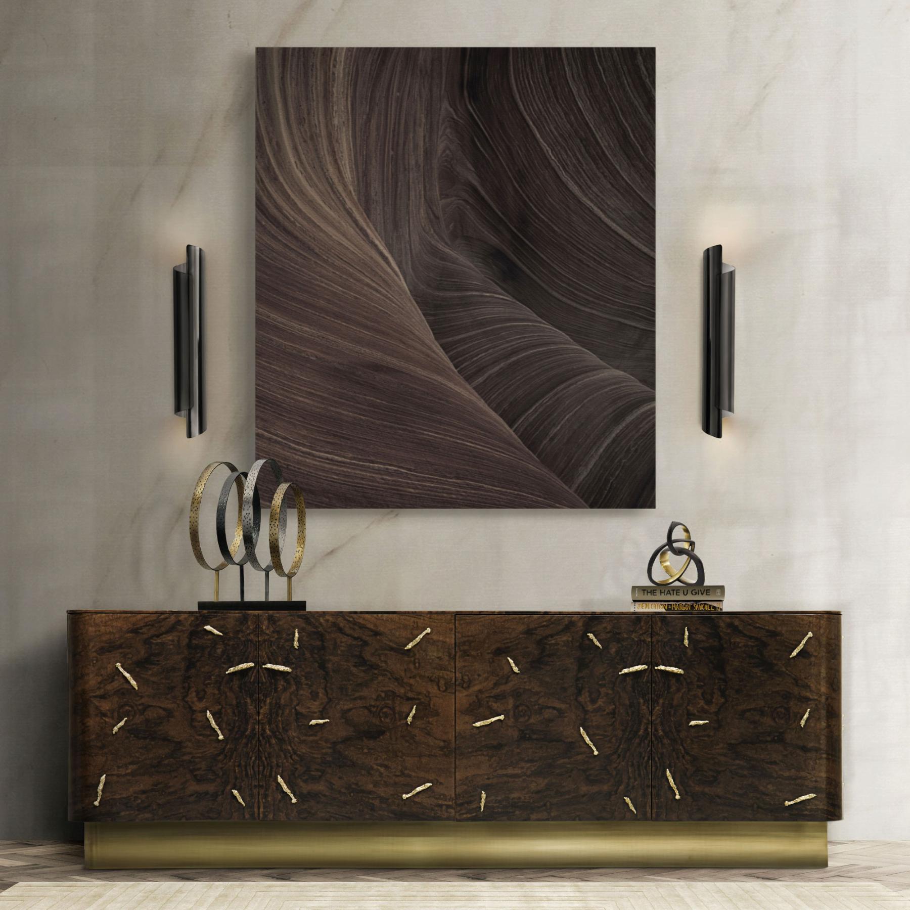 Designer Wood Crafted Sideboard