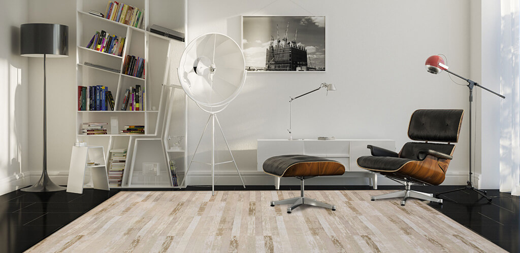Beige Shade Rug by Louis de Poortere