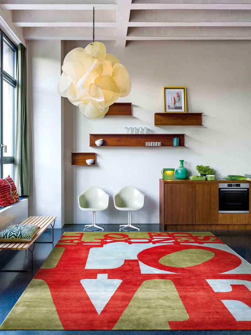 All You Need Is Love Luxury Hand-Woven Rug