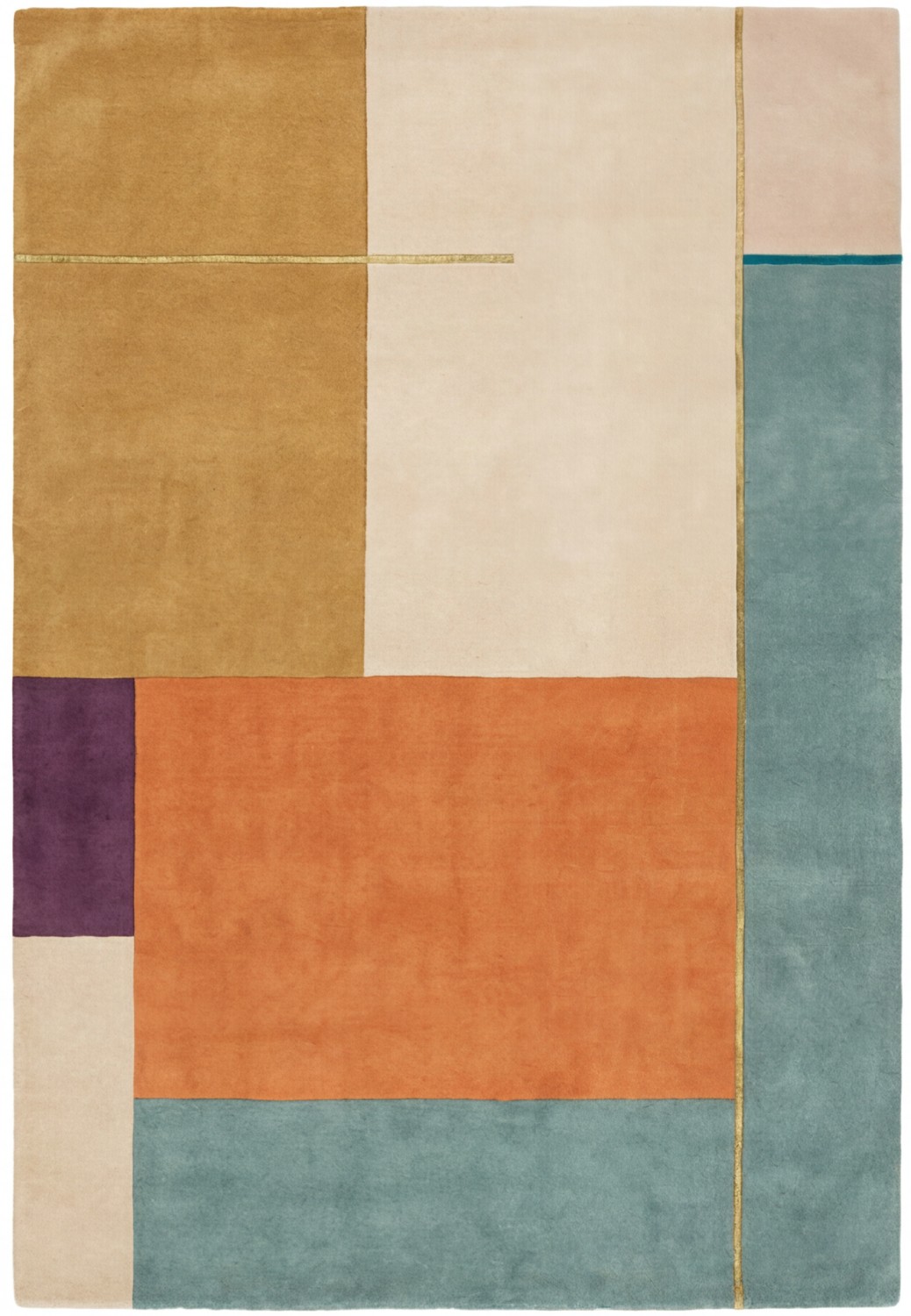 Warm Blocks Heritage Rug