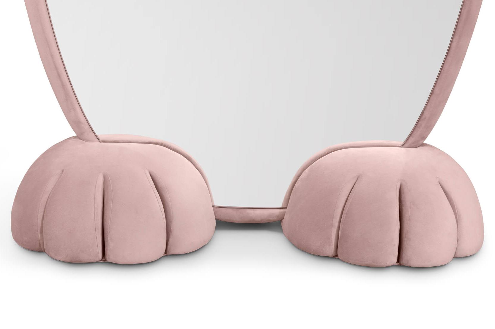 Bunny Pink Floor Mirror