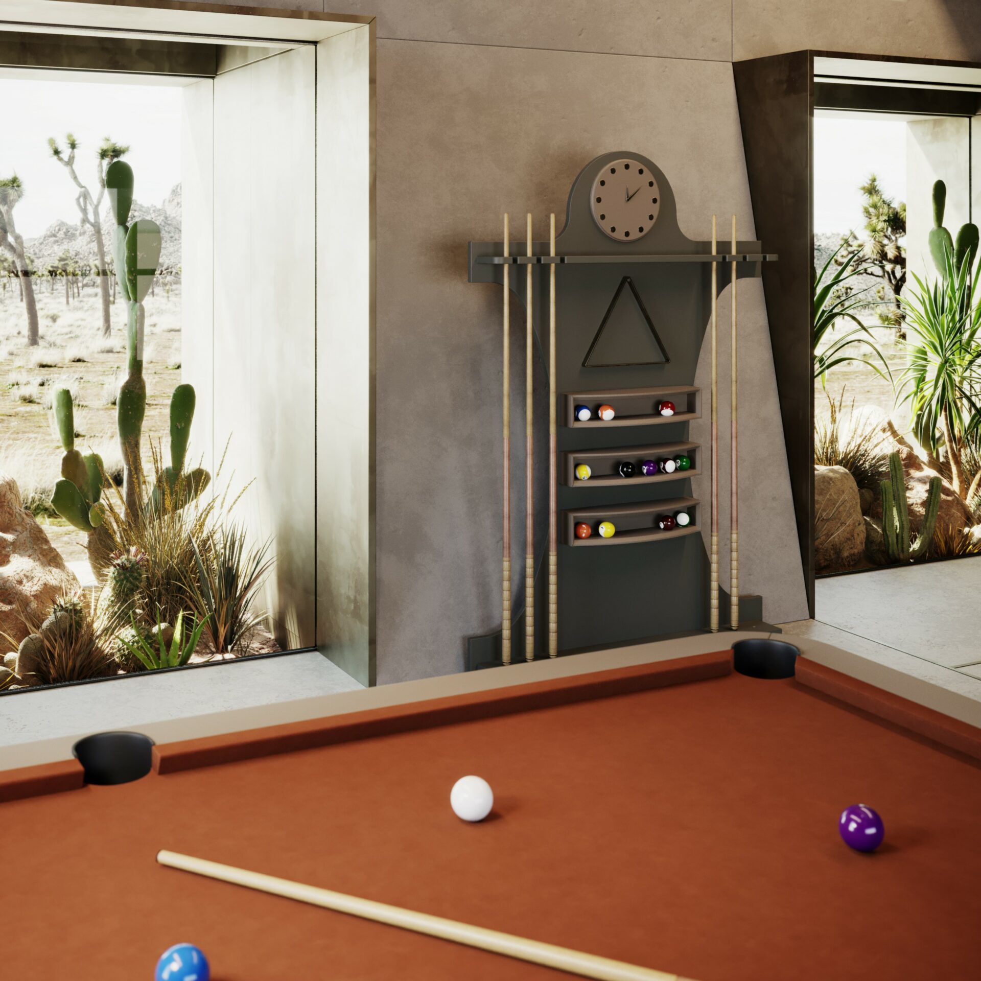 Body Sculptural Cue Rack