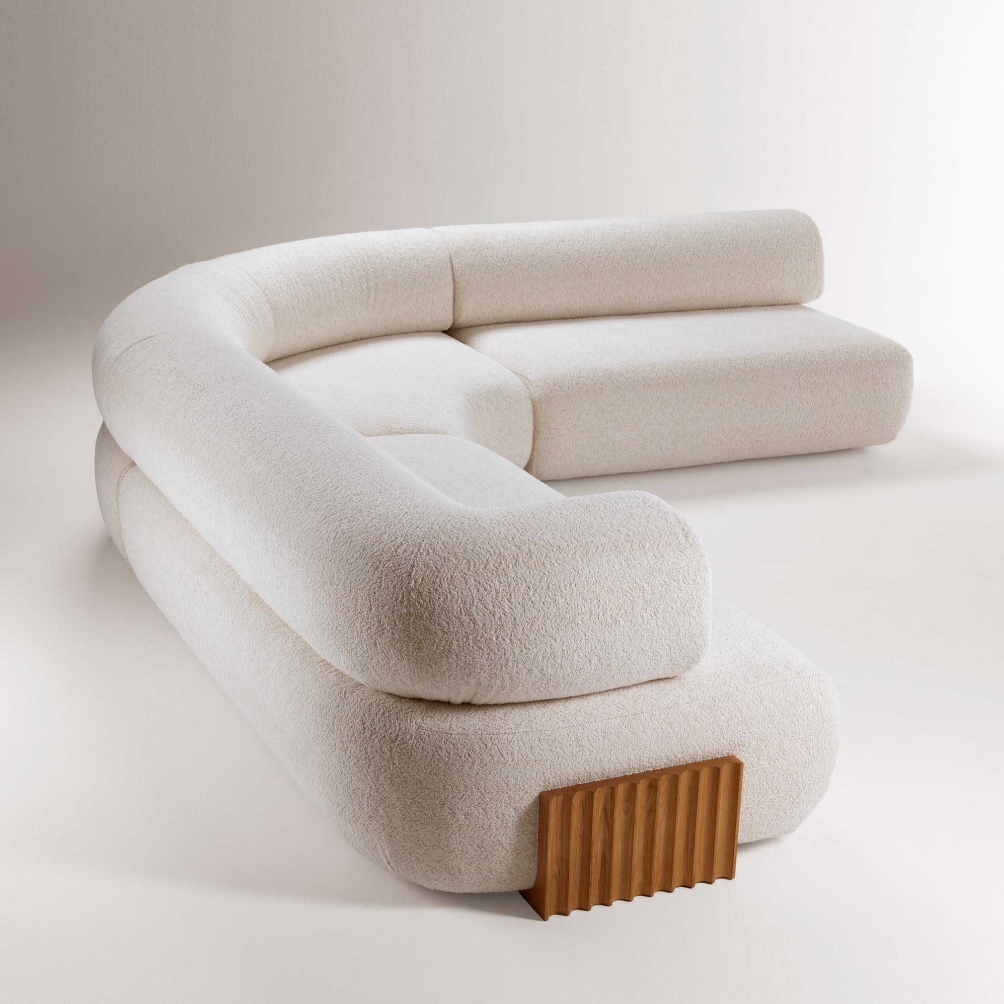 Carmel White Modular Sofa