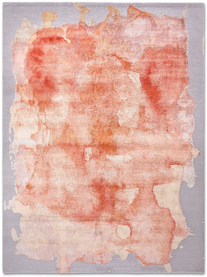 Mono Rose Luxury Hand-Woven Rug