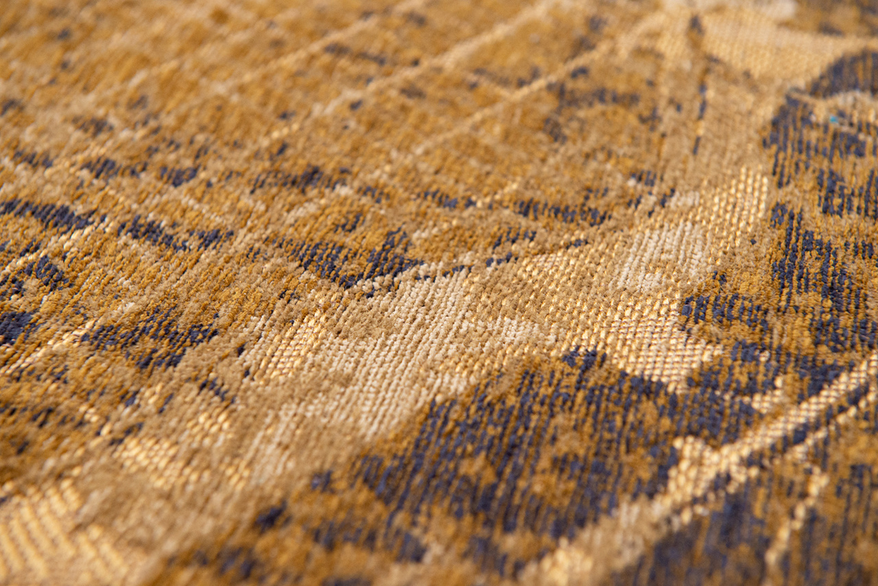 Elegant Gold Round Rug | Size: Ø 240 cm