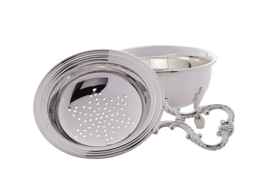 Silver-Plated Tea Strainer