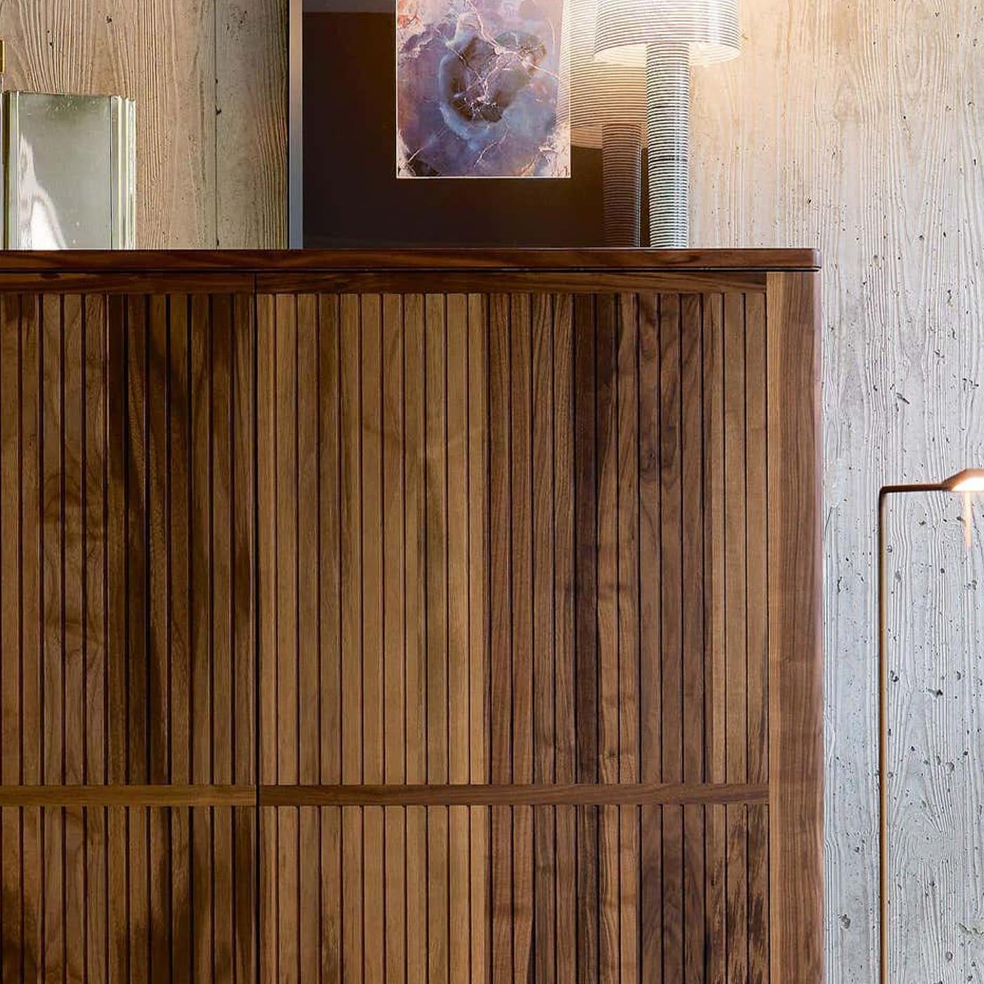 Eleva Brown Tall Sideboard