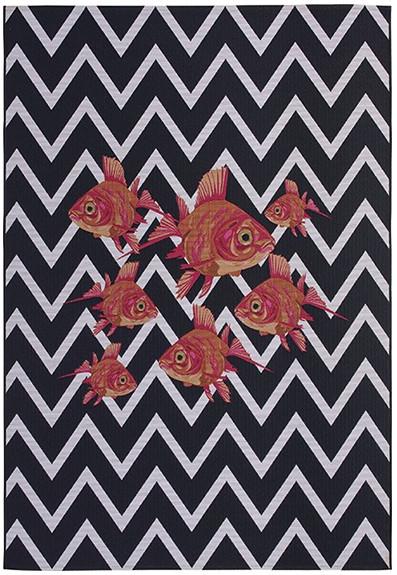 Fish Flat Woven Indoor / Outdoor Rug