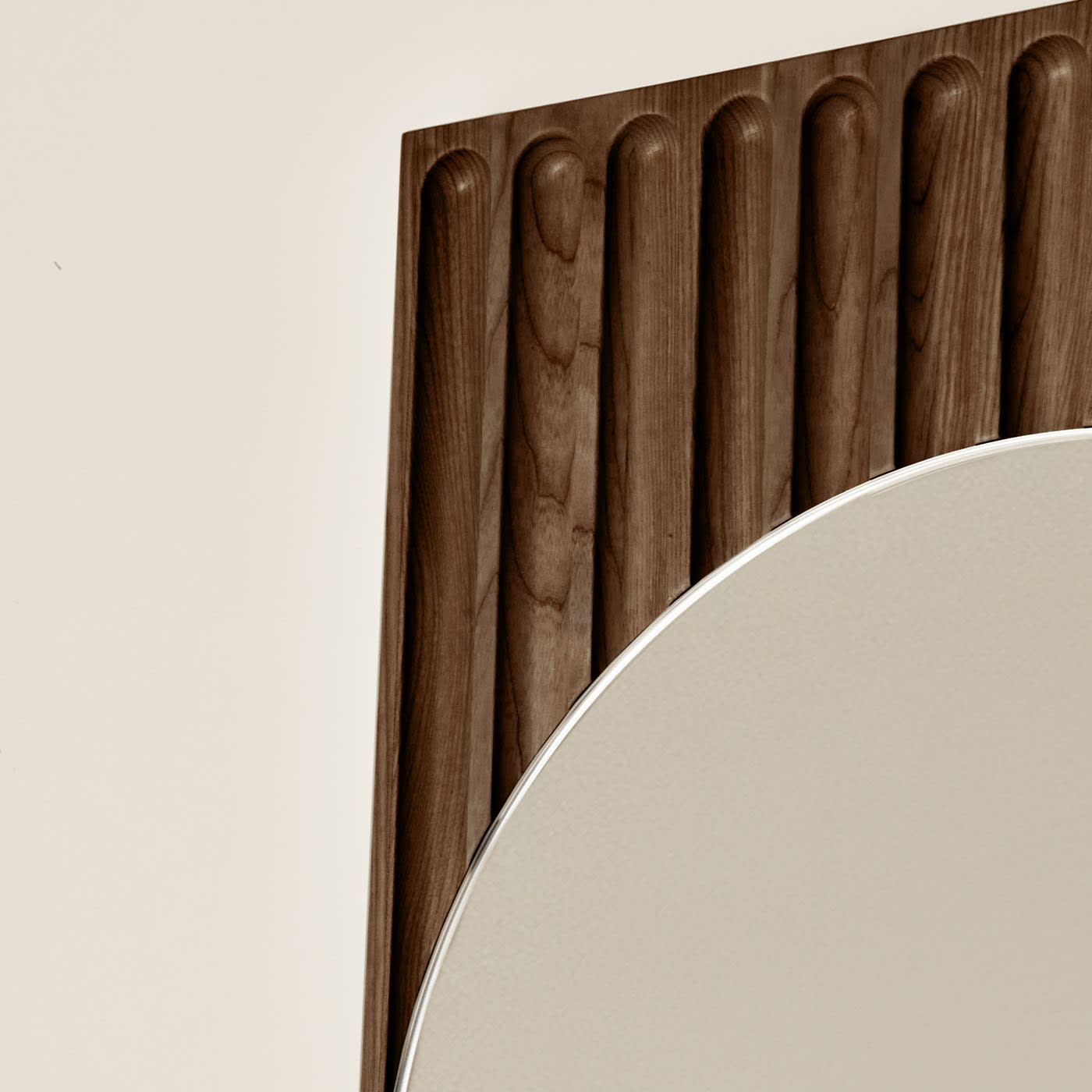 Tutto Sesto Brown Italian Crafted Floor Mirror