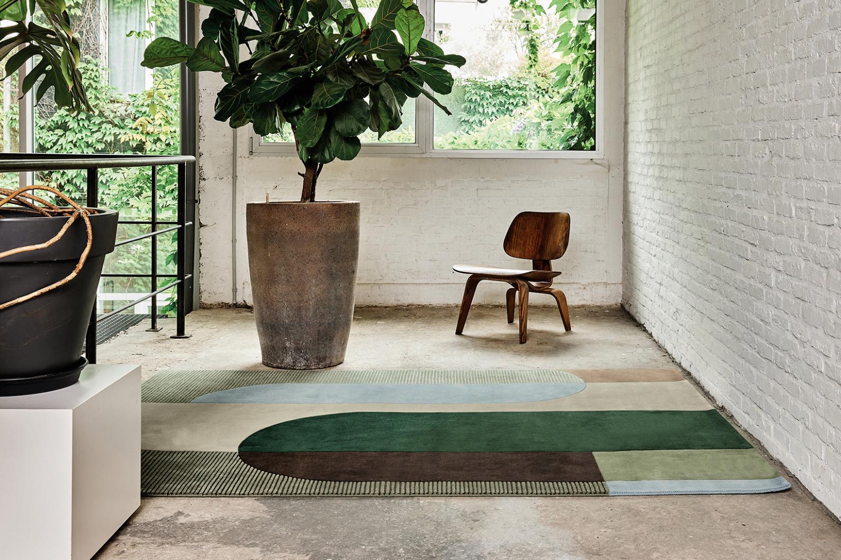 Ombres Emerald Green Rug | Size: 250 x 350 cm