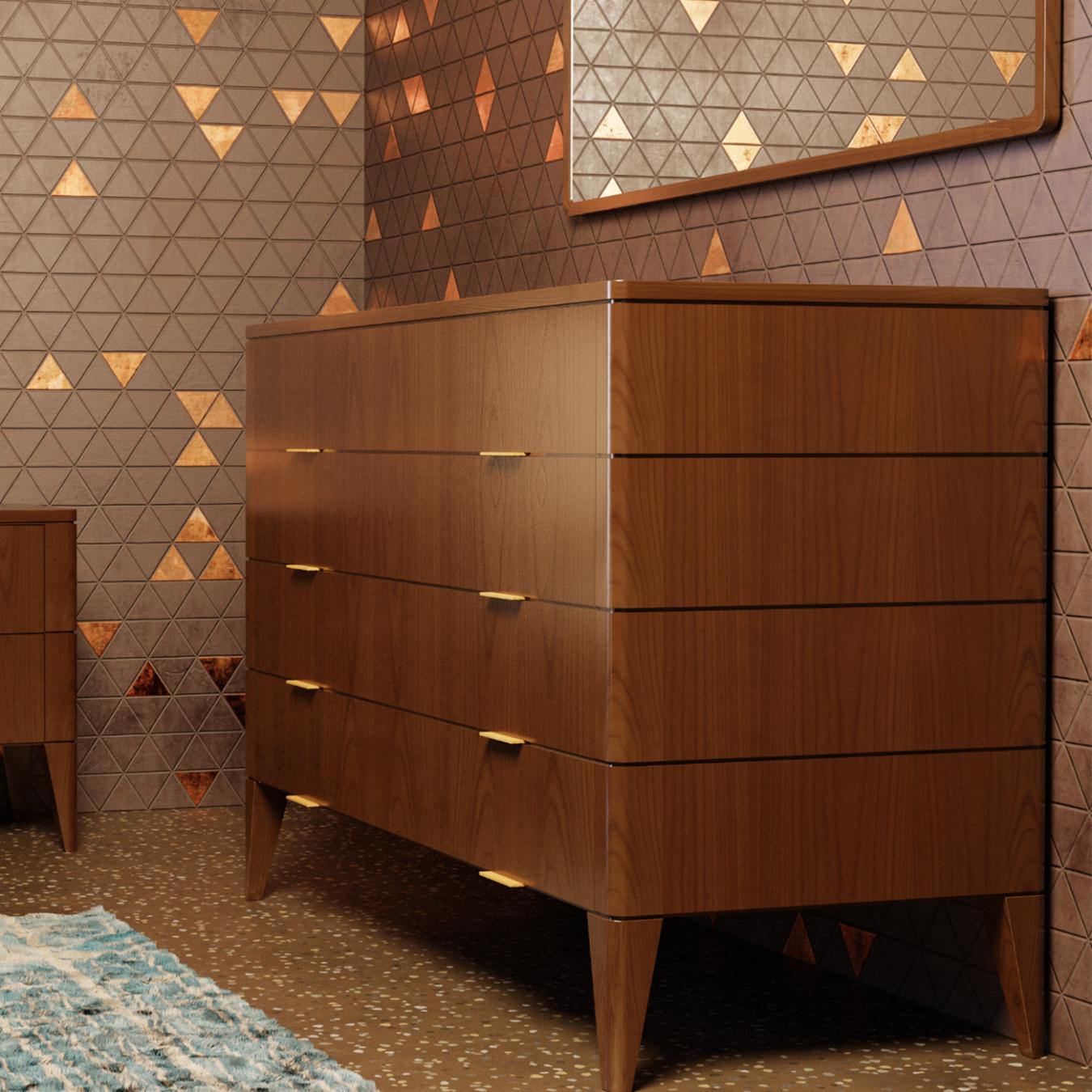 Vittorio Cherry Wood Artisan Dresser