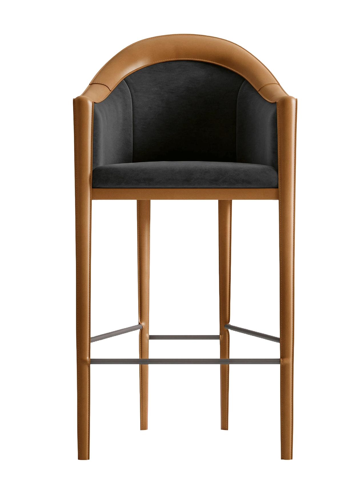 Deluxe Bar Stool with Arm Support