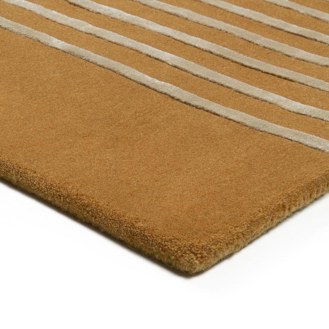 Stripes Gold Rug