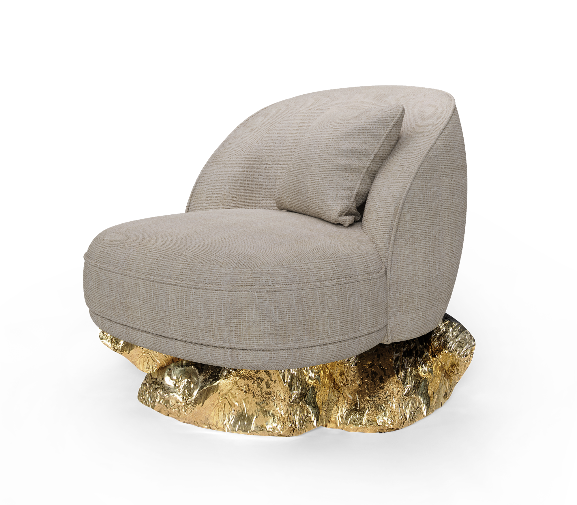 Angora Baltic Toffee Designer Armchair