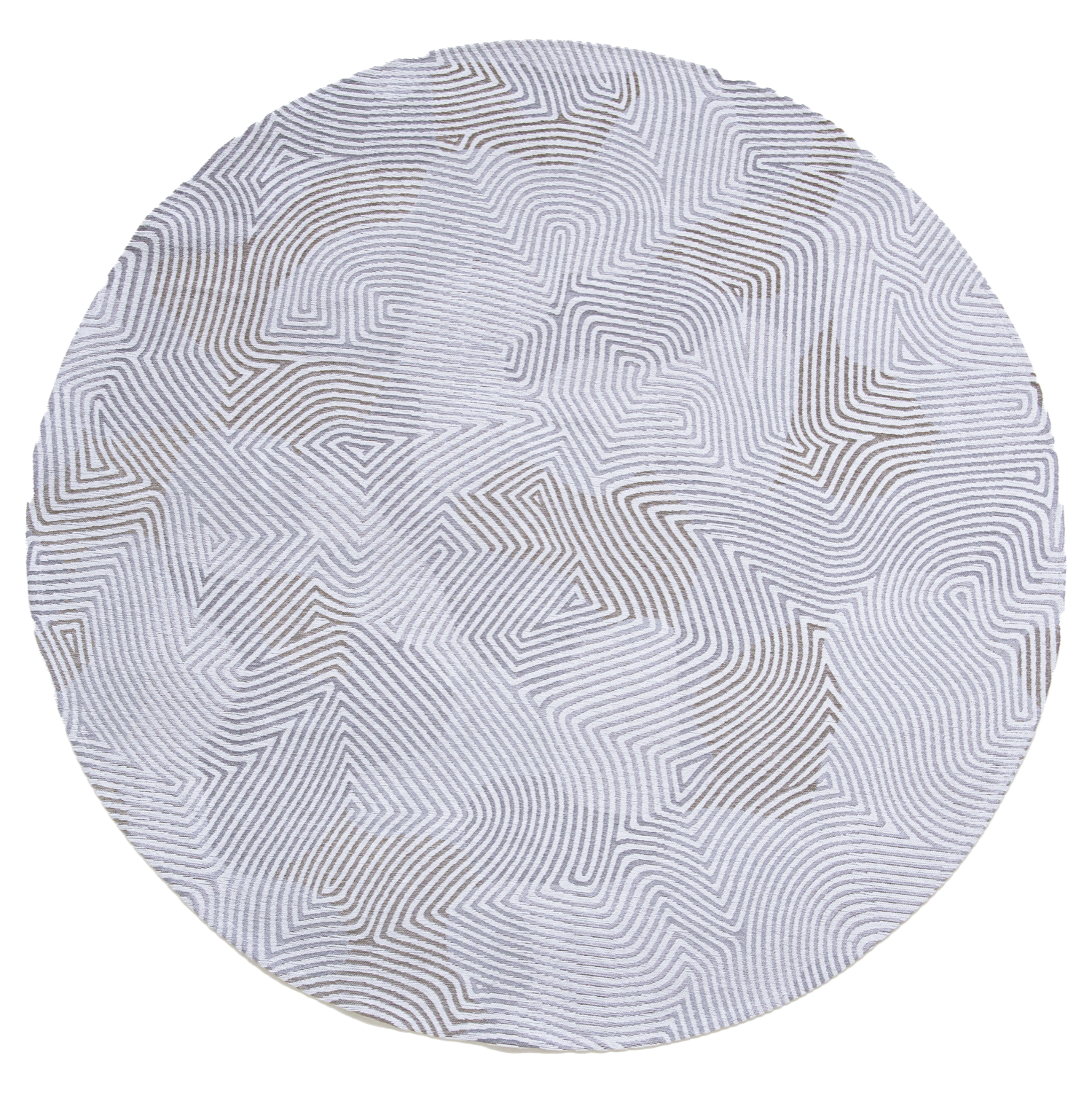 White Belgian Flatwoven Rug