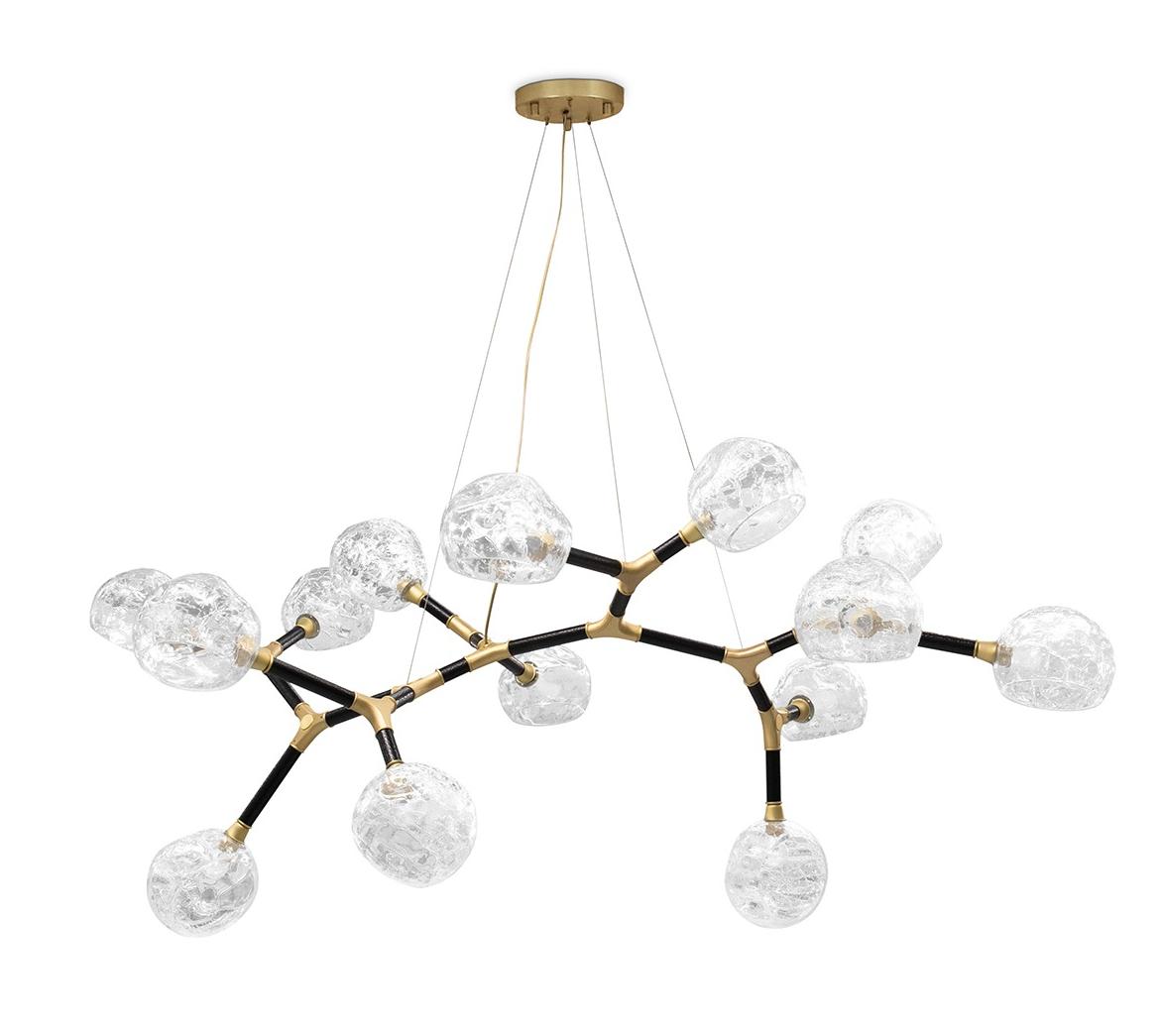 Multi-Shade Irregular Big Sculptural Suspension Light