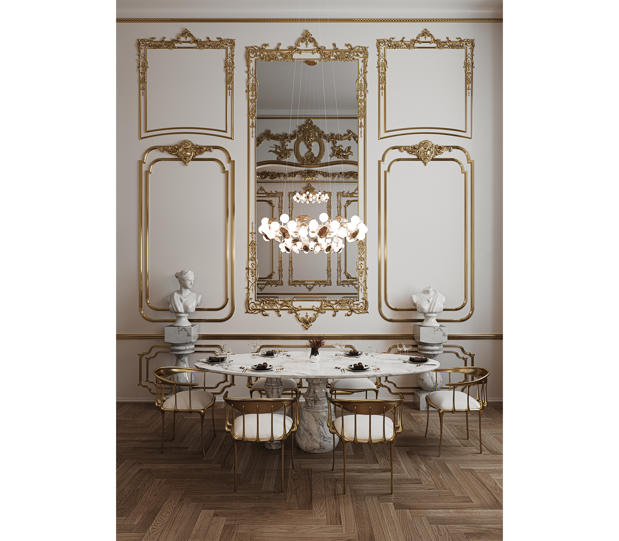 Oval Estremoz Luxe Dining Table