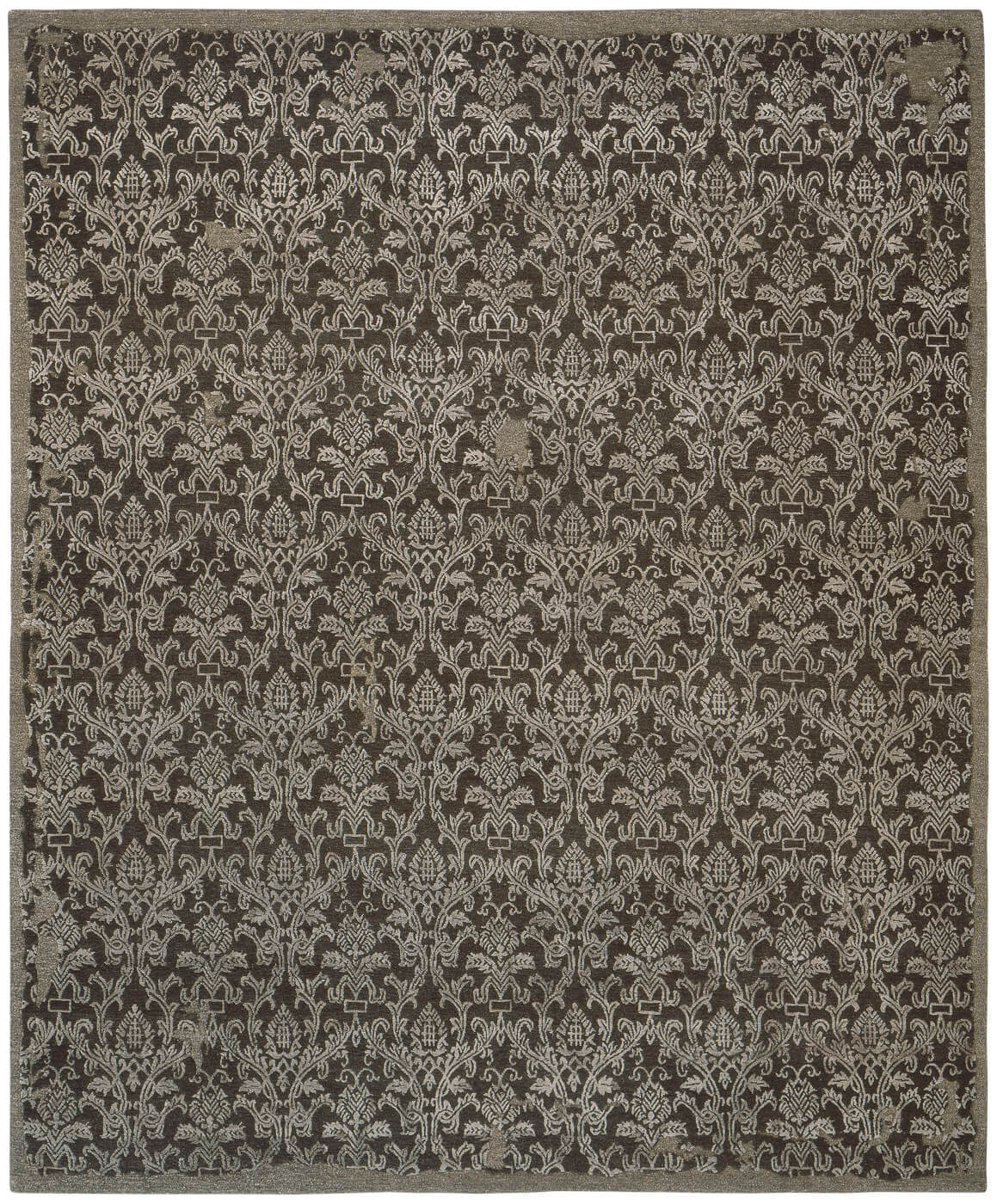 Roma Grey Hand-woven Vintage Style Luxury Rug | Size: 200 x 300 cm