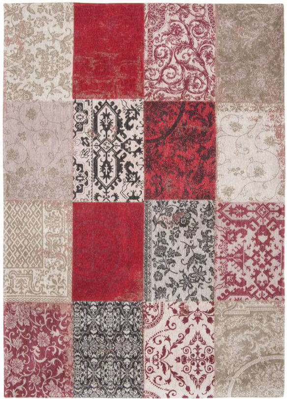 Red Multi Flatwoven Rug ☞ Size: 80 x 150 cm