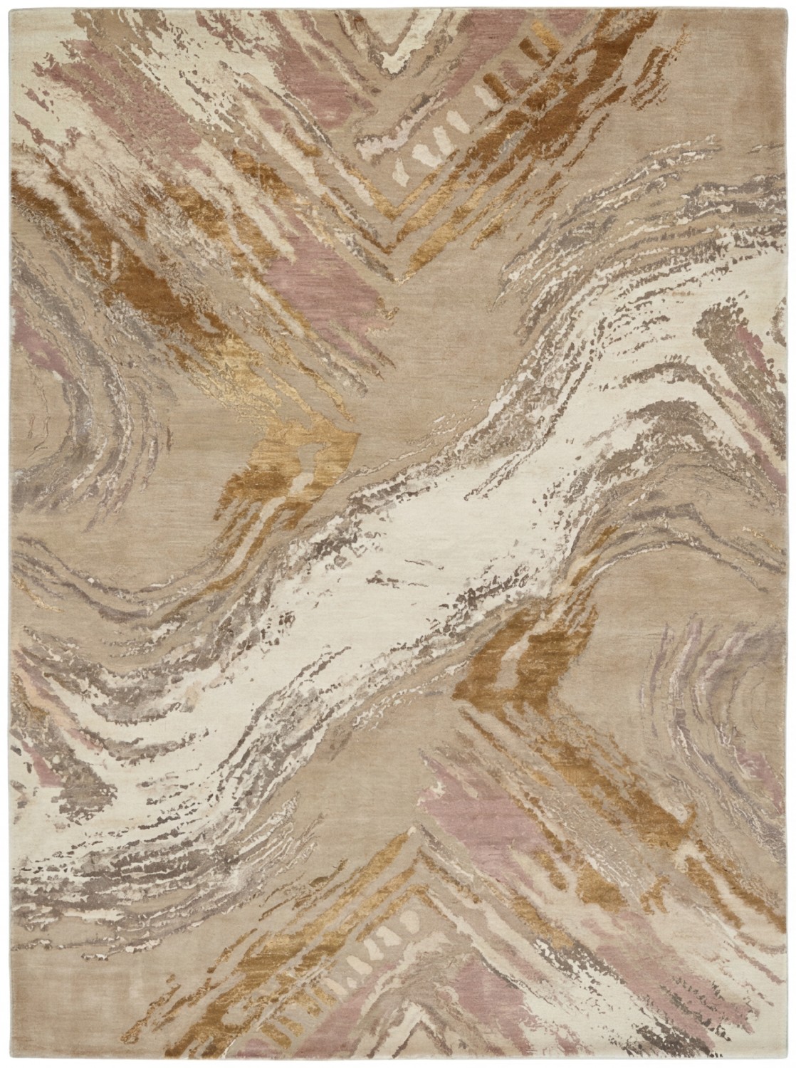 Marble Drift Handwoven Rug