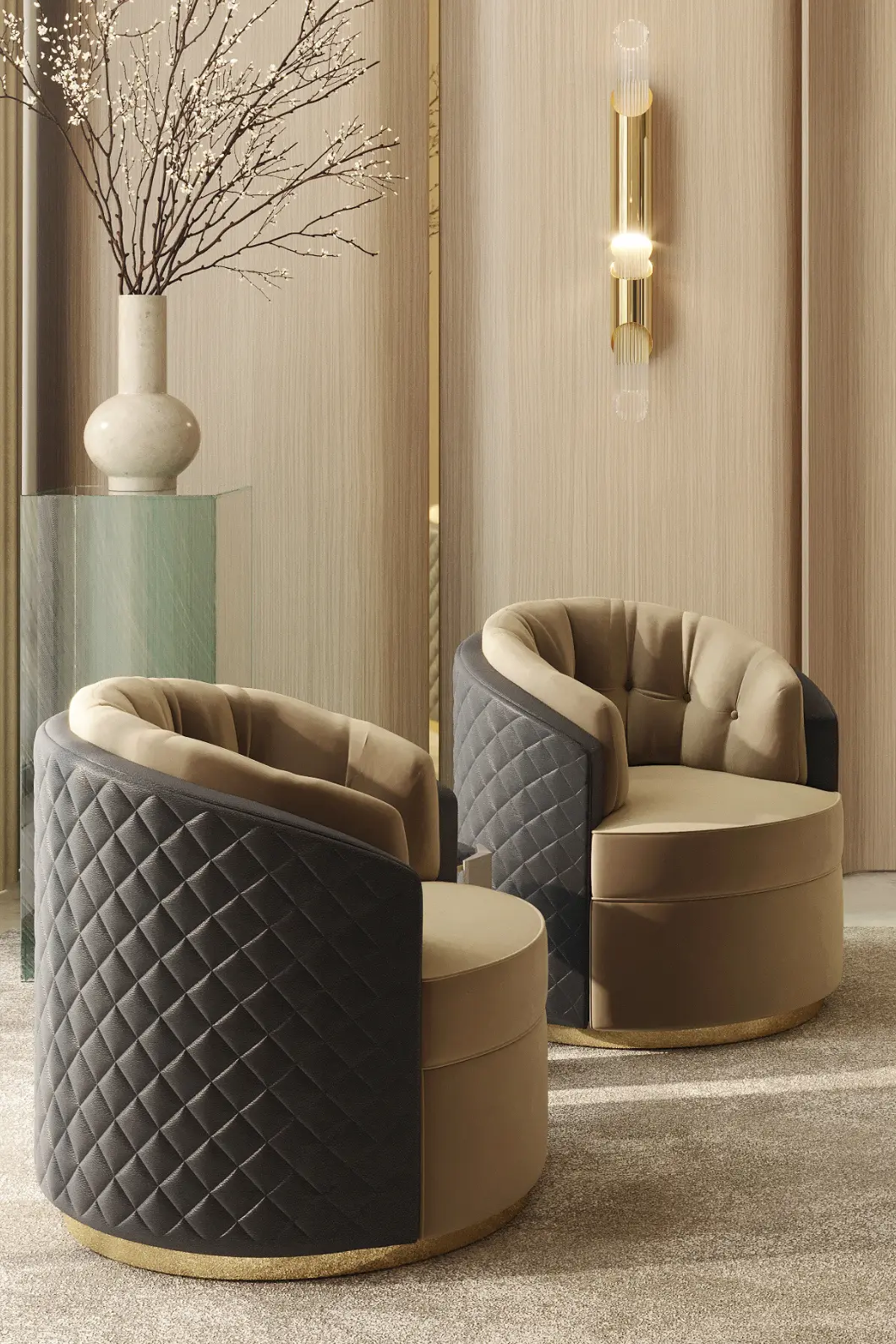 Opulence Swivel Armchair