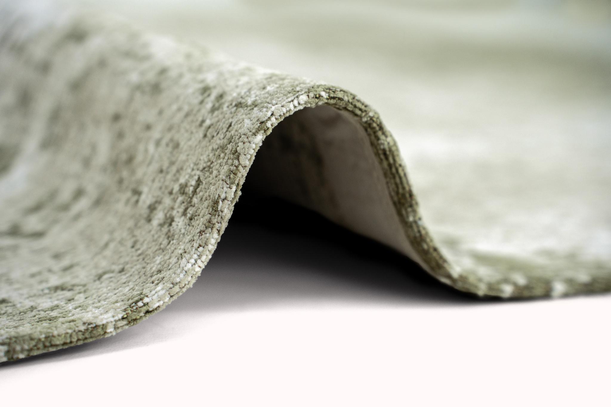 Loft Green Textured Rug | Size: 140 x 200 cm