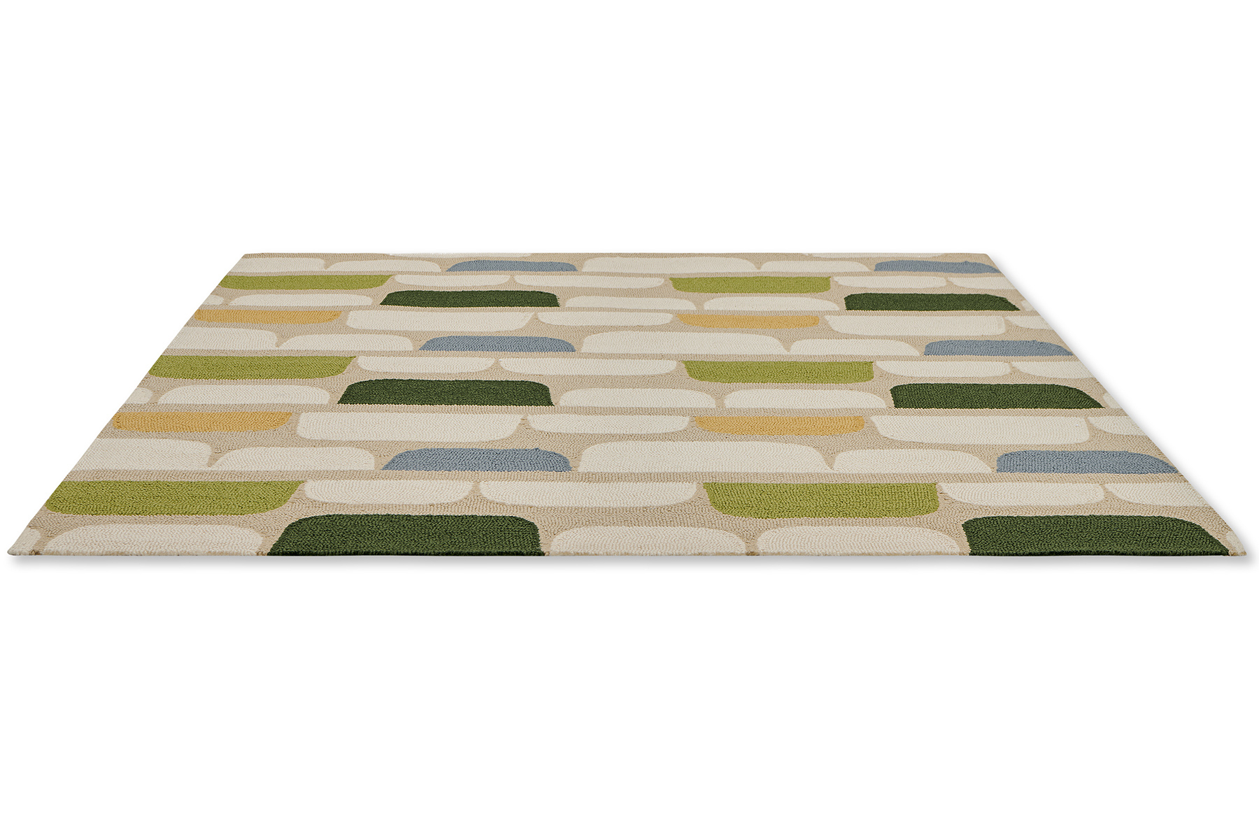 Beige / Multi Outdoor Hand-Woven Rug
