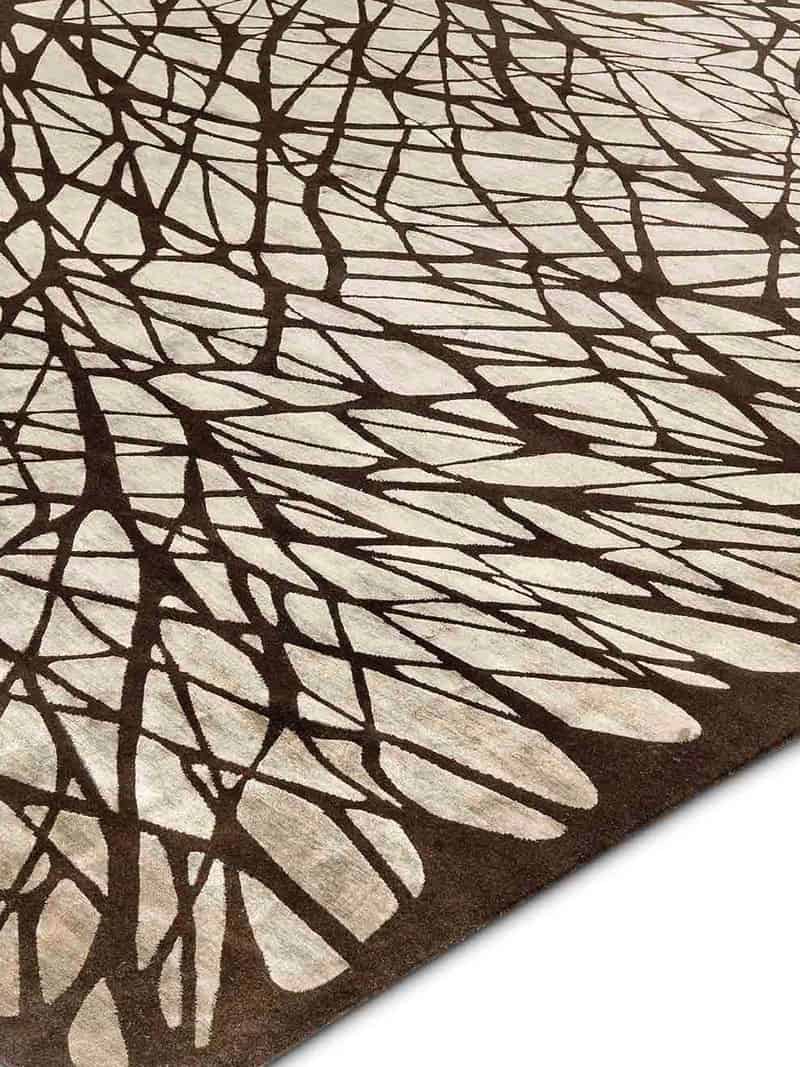 Dresden Brown Handwoven Luxury Rug