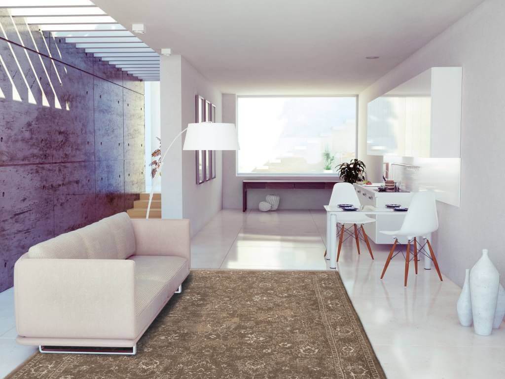 Bourges Brown Rug by Louis de Poortere