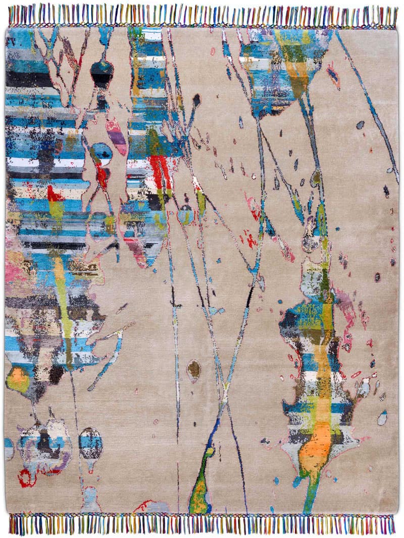 Eco Hand-Knotted Wool / Silk Rug