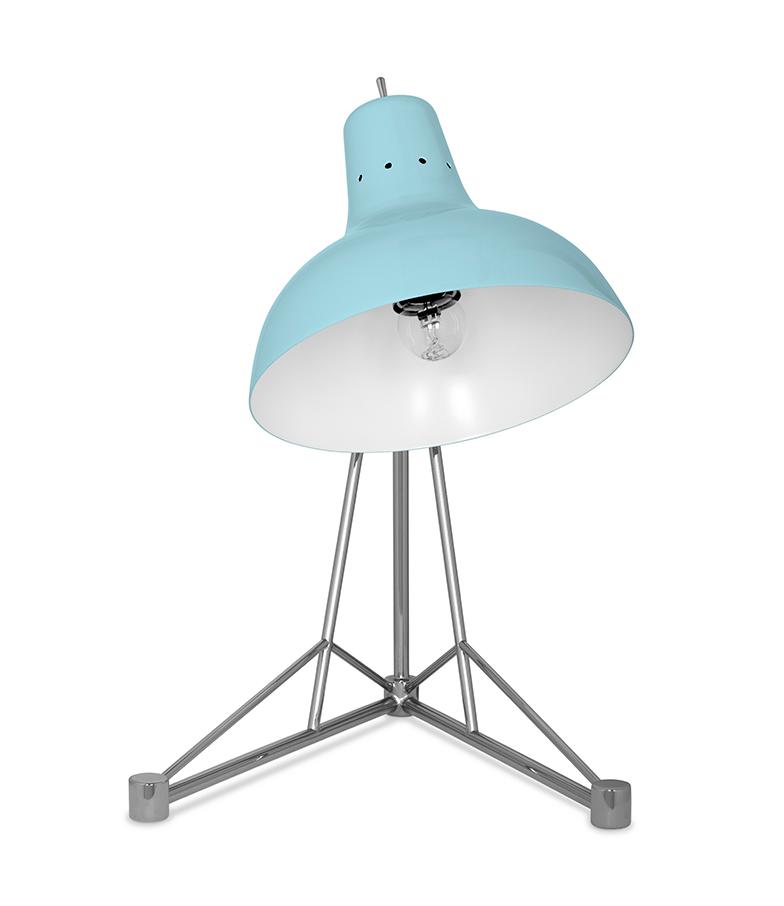 Celestia Blue Modern Desk Lamp
