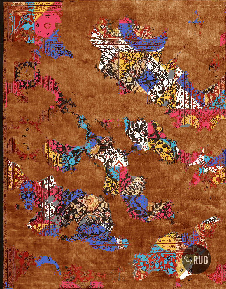 Agra Patch Luxury Designer Rug