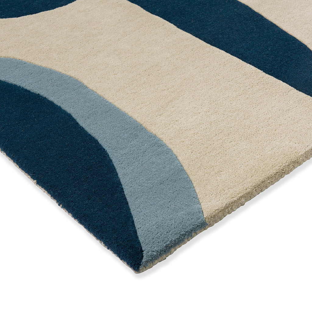 Wave Sky/Cornflower Rug | Size: 170 x 240 cm