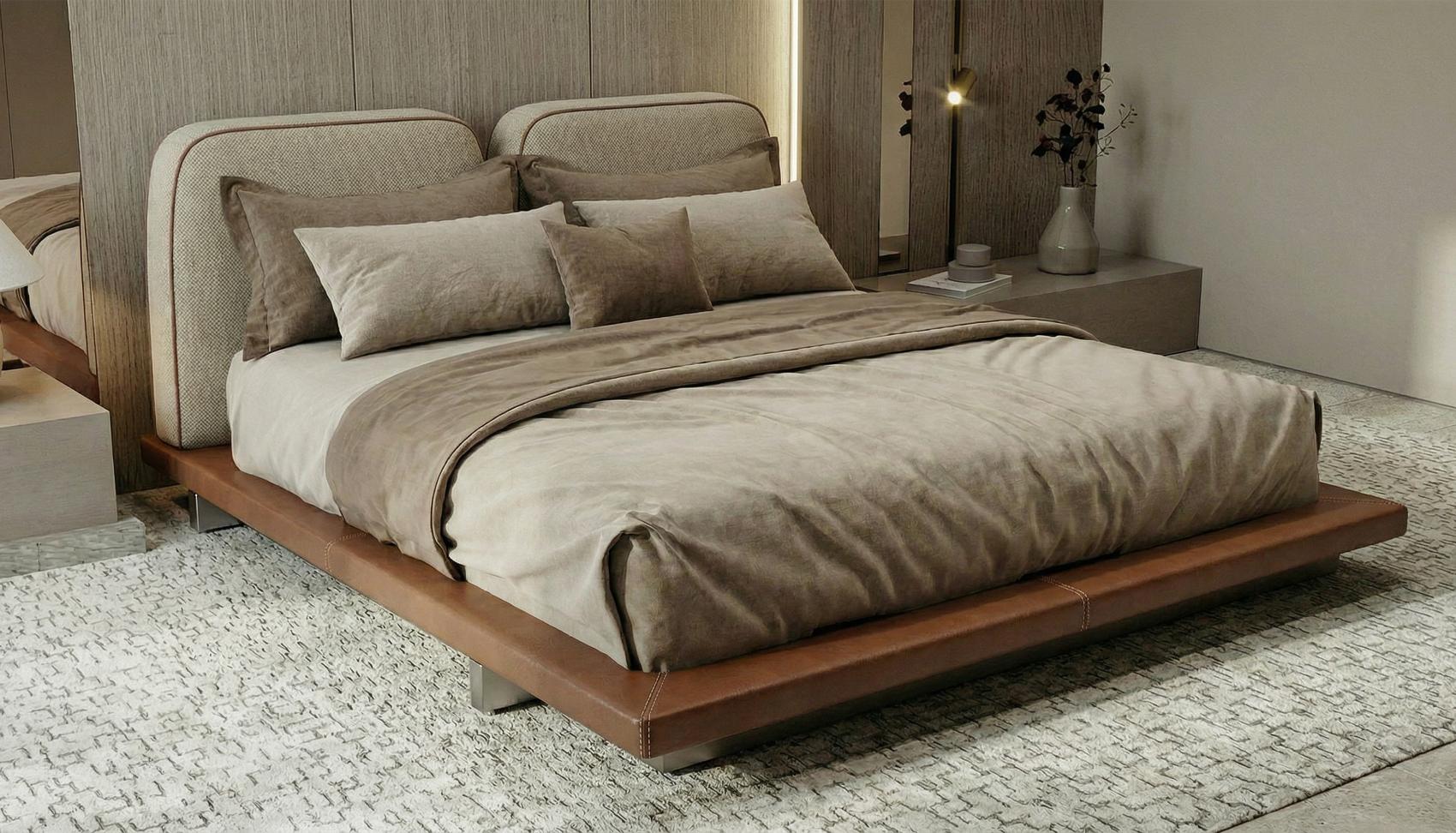 Aura Upholstered Bed