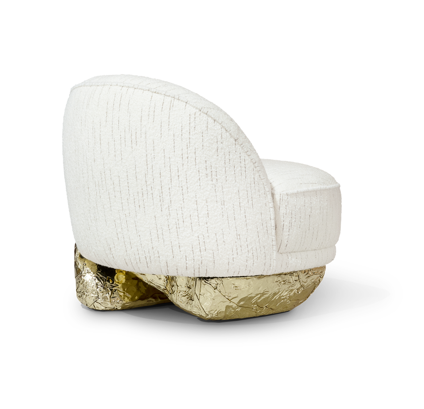Angora II White Designer Armchair