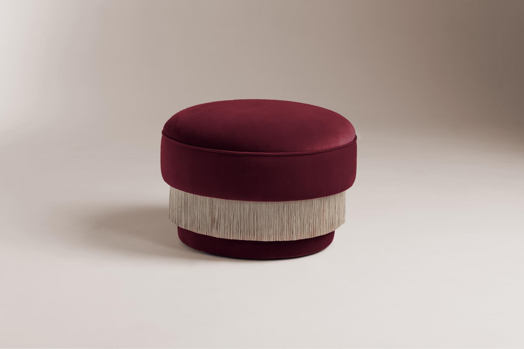 La Folie Round Pouf