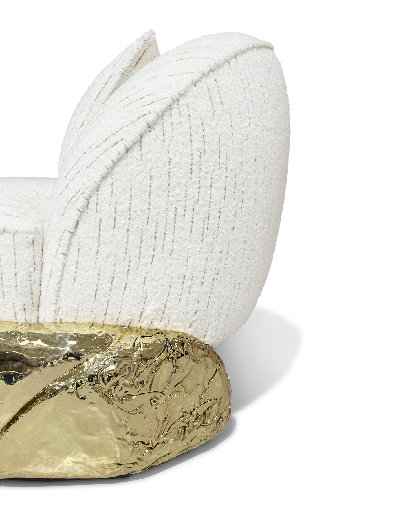 Angora II White Designer Armchair