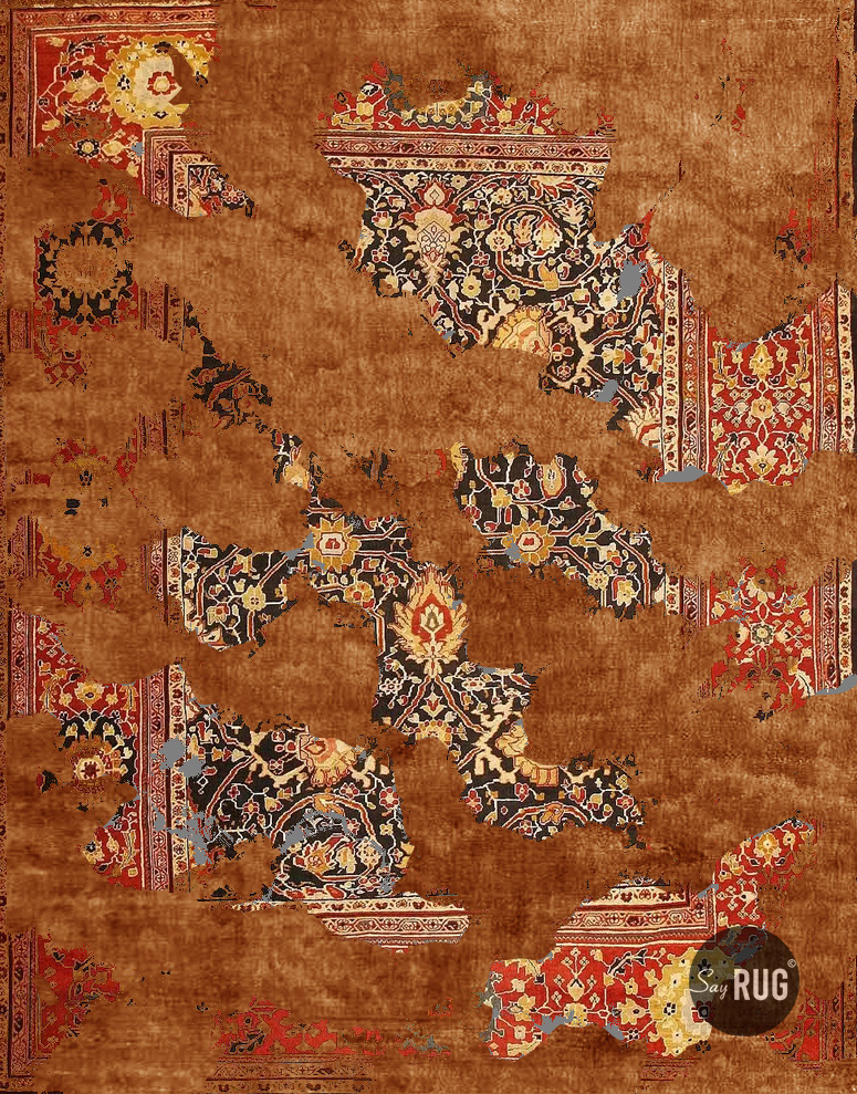 Agra Rustic Luxury Designer Rug