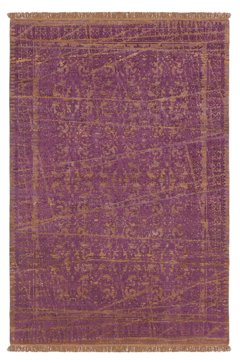 Ferrara Hand-woven Purple Luxury Rug ☞ Size: 250 x 300 cm