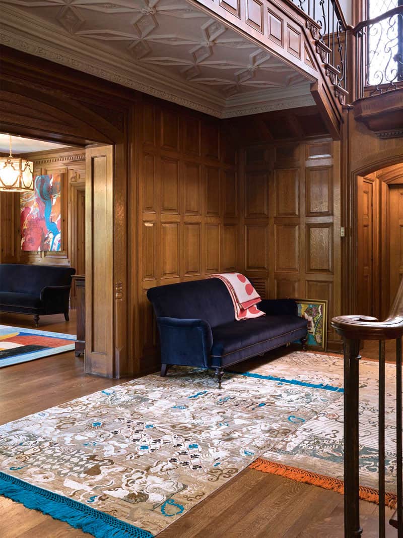 Dragon Hand-Knotted Silk / Wool Rug