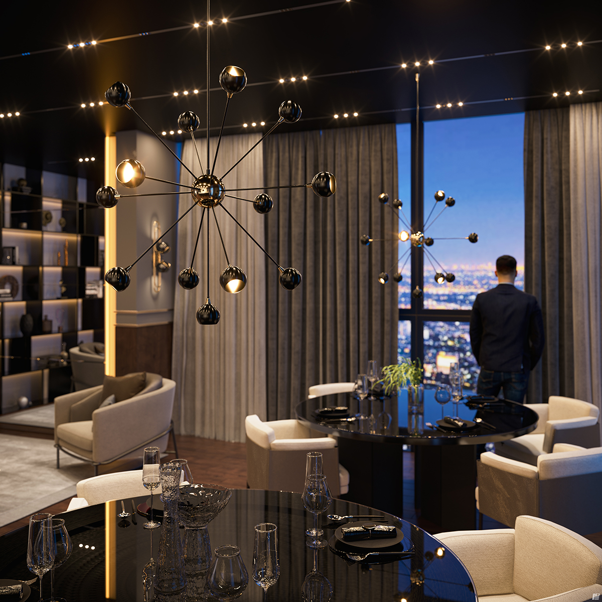 Silken Light Suspension Lamp