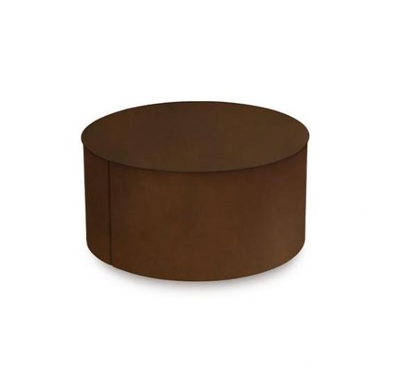 Compact Brown Outdoor Fire Pit