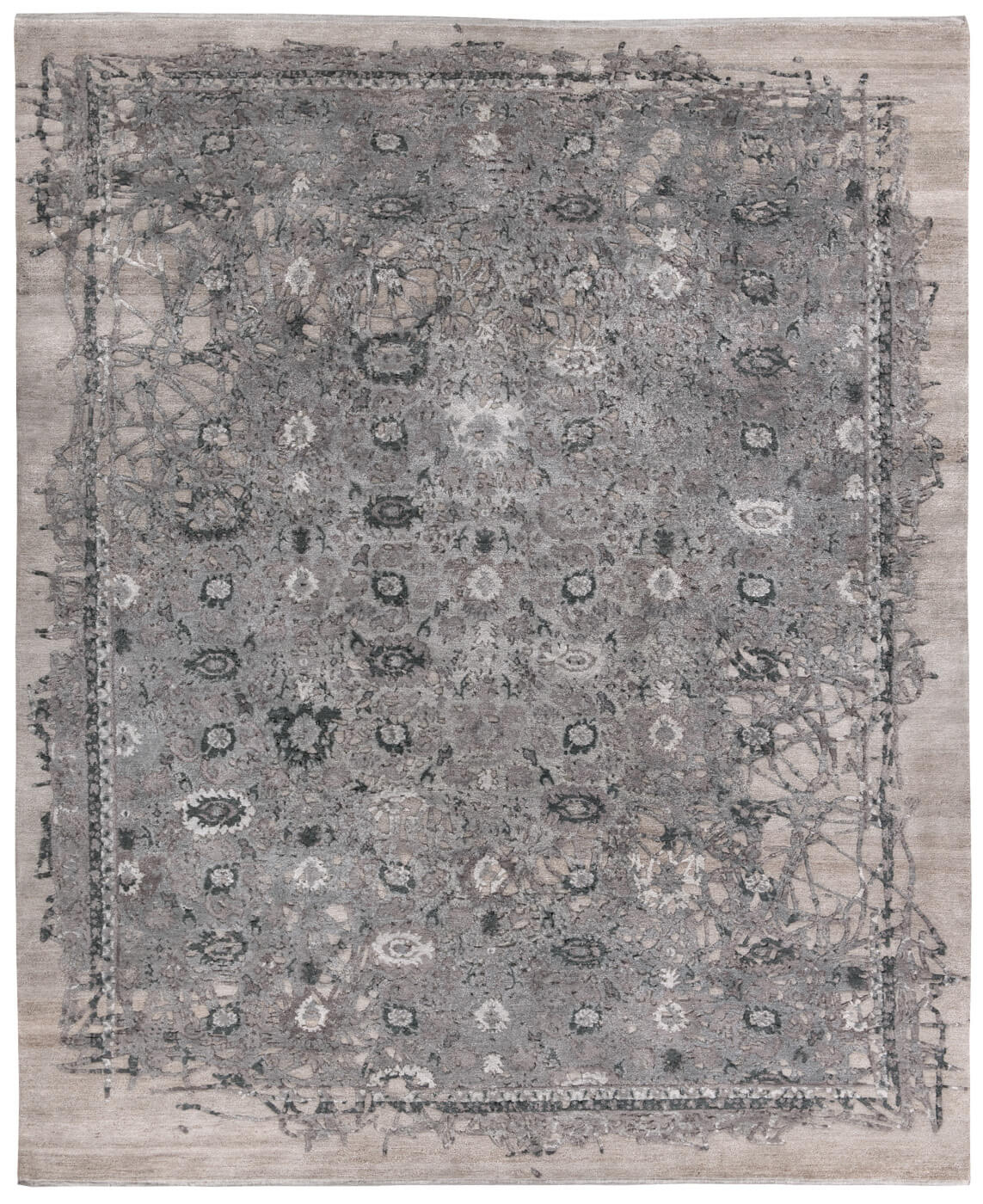 Bidjar Grey Luxury Hand-woven Rug | Size: 250 x 300 cm