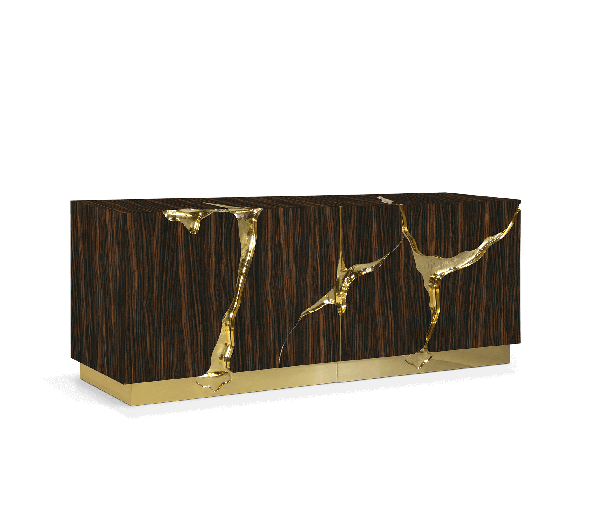 Brown & Gold Luxury Sideboard