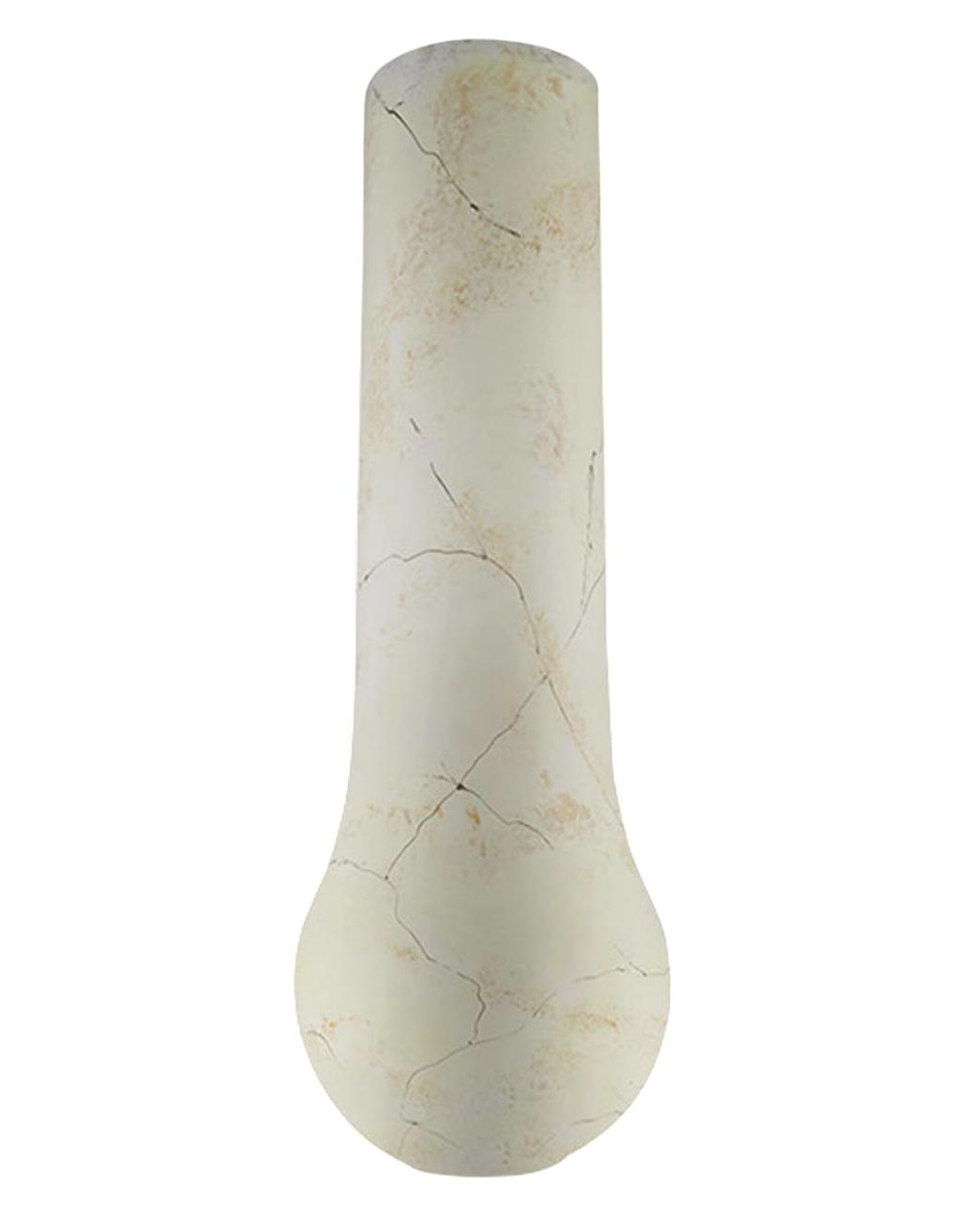 Arena Carrara Marble Vase